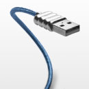 cavo USB Glitter blue 7